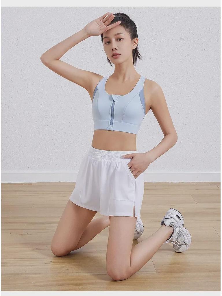 Women's High-Waist Quick-Dry Two-in-One Running & Yoga Shorts