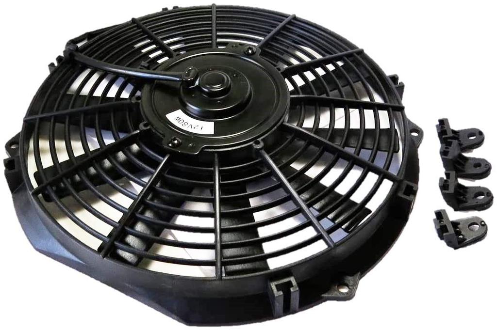 (mind items) 12-inch General-Purpose Slim Electric Fan, Blower/Push-Type, 12-inch, 12V