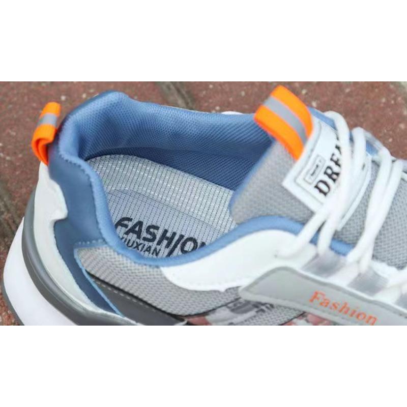 Men's Shoes Mesh Breathable Comfortable Soft Sole Casual Shoes for Men New Fashion Mixed Colors Flat Bottomed Sneakers Men