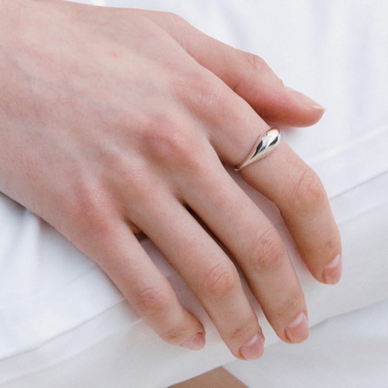 

ROAJU [silver925]egg bold ring gold