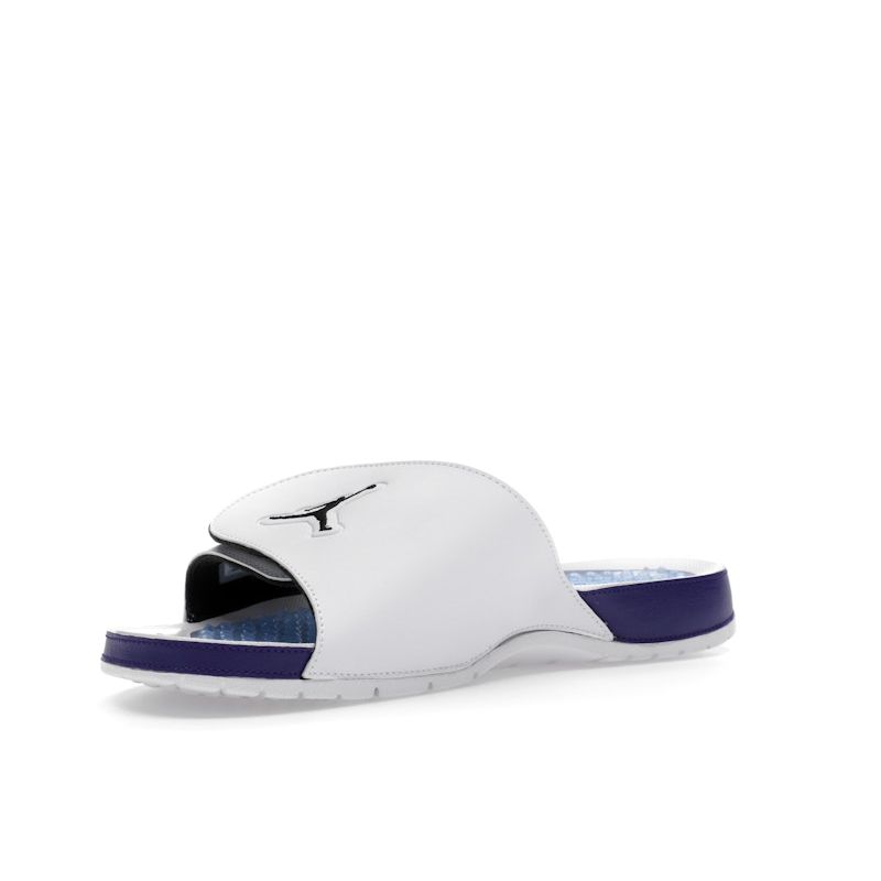 Air Jordan Jordan Hydro 5 Retro Slide Grape 2025 Men Sneakers White New-Emerald Grape-Ice 555501-103