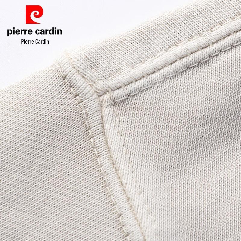 Pierre Cardin Men's Distressed French Terry Crewneck Sweatshirt