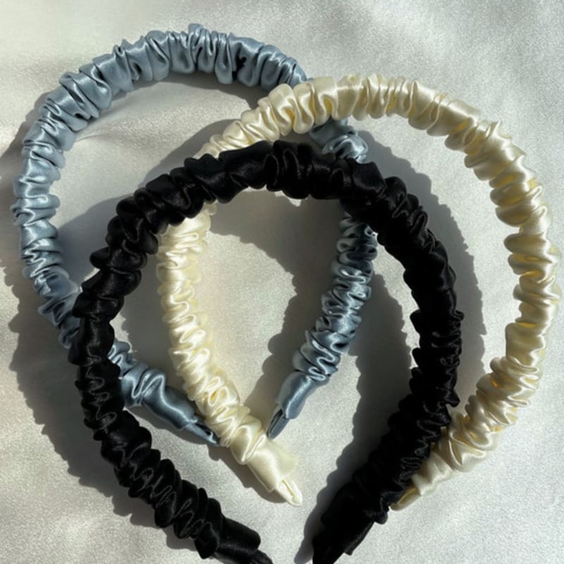 Dwelly Premium Mulberry Silk 100% Headband (6 colors)