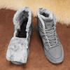 Neue Herren Schneestiefel Schnürung Lässig High Top Herrenstiefel Wasserdicht Warm Plüsch Winterstiefel Rutschfest Outdoor Knöchelstiefel Wandern