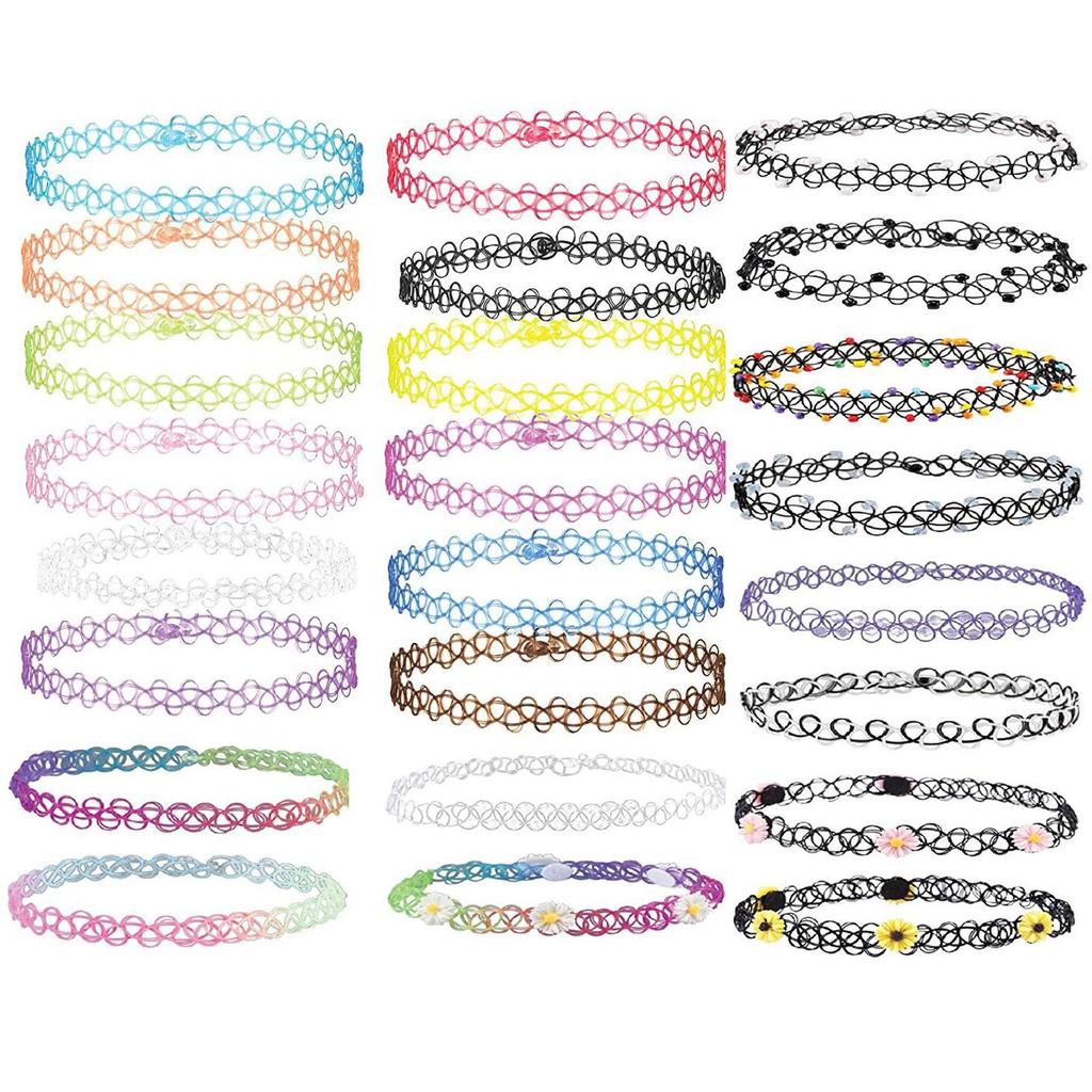 Gothic Lace Choker Set - European & American Style Jewelry