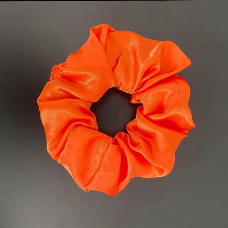 LED Light-Up Large Intestine Hair Scrunchie - Women's Shiny Nightclub Elastic Flower Headband for Parties and Christmas