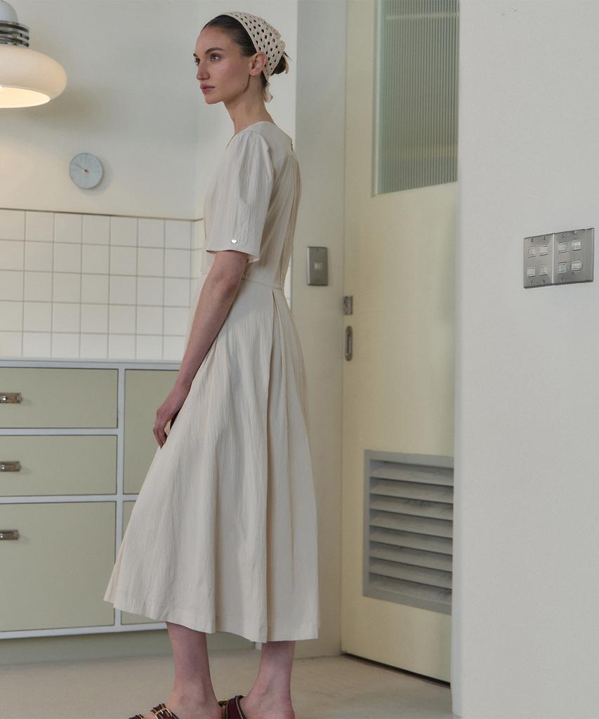 Jucy Judy V-Neck Button Dress Jzop321B