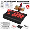 Y02 Arcade Joystick for PS4/PS3/Xbox One/Switch OLED/Android/iOS Wired Wireless Street Fighter Controller W Macro/Turbo Function