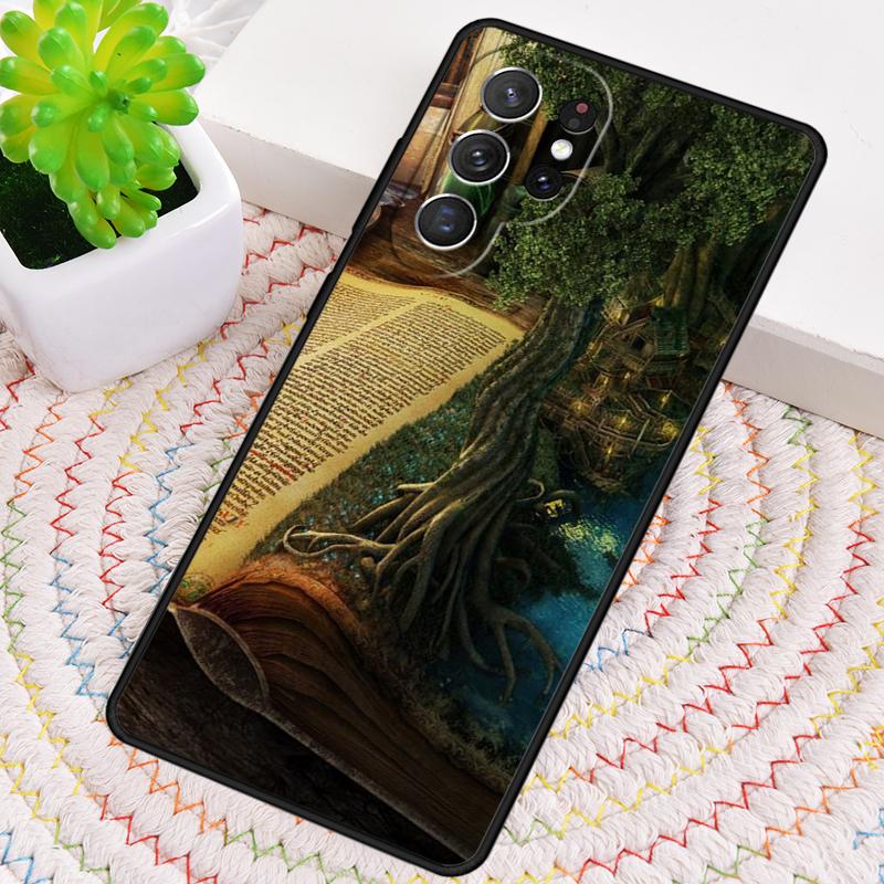 Book Magic Phone Case for Samsung Galaxy Note 10 Pro S26 Ultra S23 S24 FE S25 S21 S22 PLUS Shockproof Cover