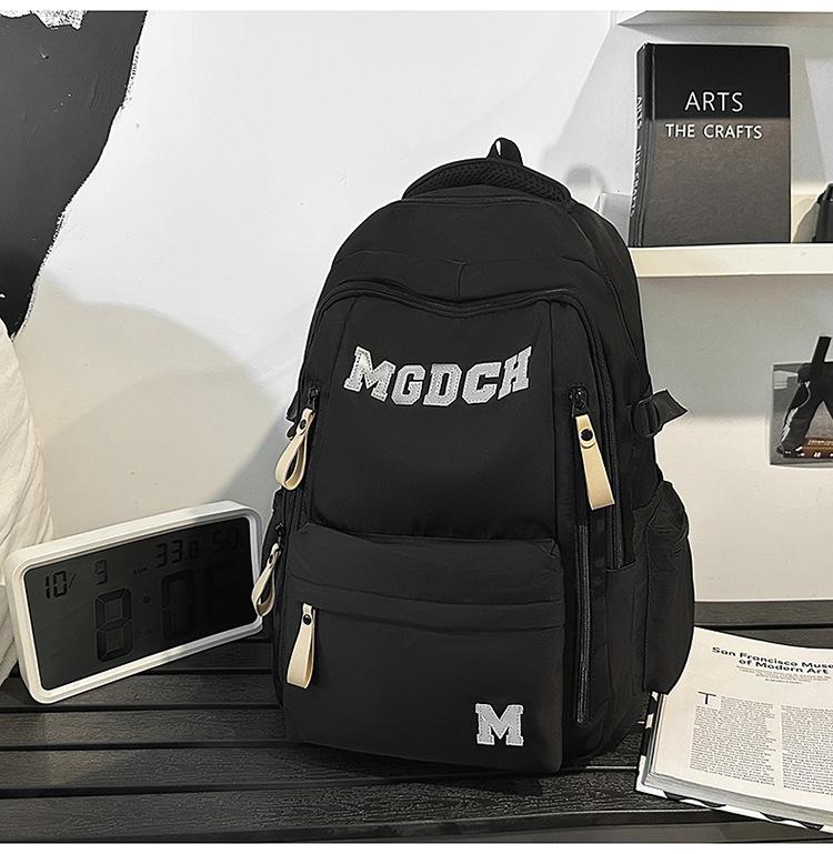 Schoolbag Large Capacity Multi-layer School Bag Junior High School Student Male and Female High School Student Backpack Reduce Burden Ridge