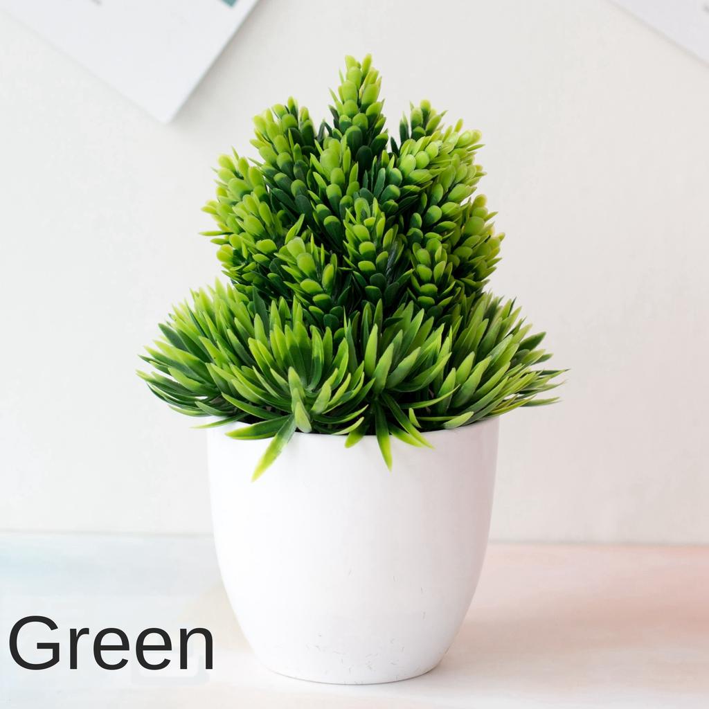 Artificial Plants DIY Simple Bonsai Small Tree Fake Plants Fake Flowers Potted Ornaments Bathroom Home Decor Hotel Garden Decor