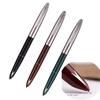 Lanxivi 3pcs Genuine Hero 329 Fountain Pen Fine Nib Gold Arrow Pattern Stainless Steel Cap