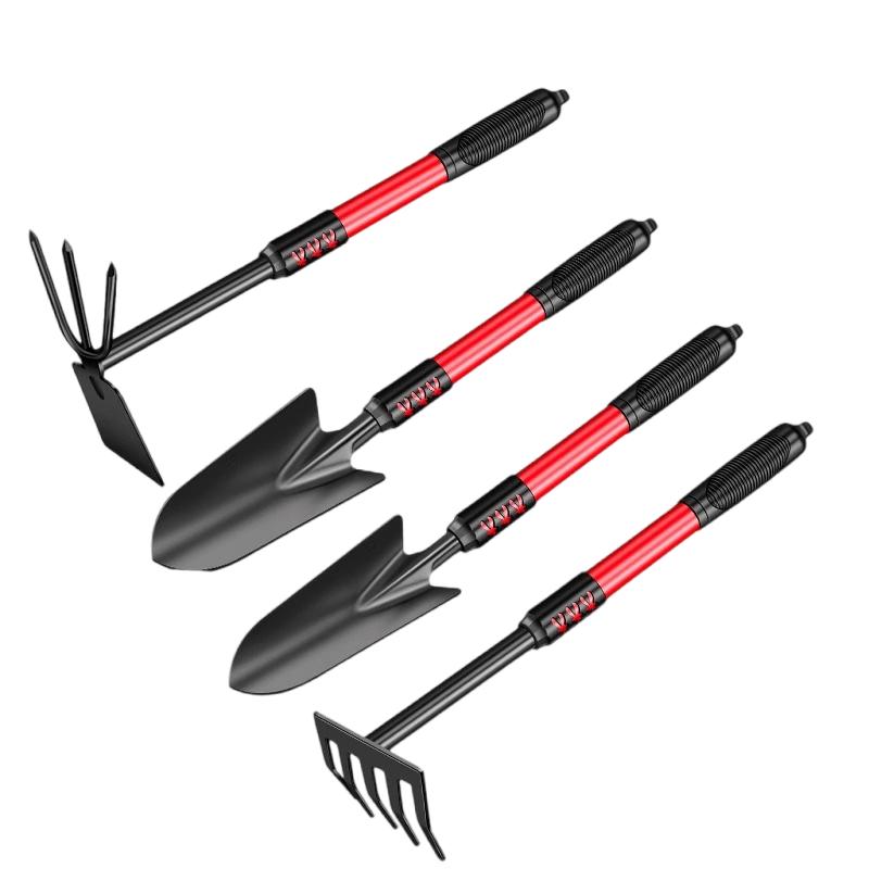 Dedong 4-Piece Carbon Steel Home Gardening Tool Set