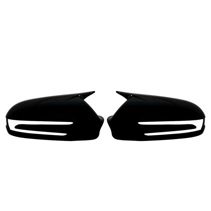 Für Mercedes Benz CLS C219 W219 CLS280 300 320 350 2009-2011 Carbon Faser Muster Schwarz Seite Spiegel Abdeckung Kappen kleben