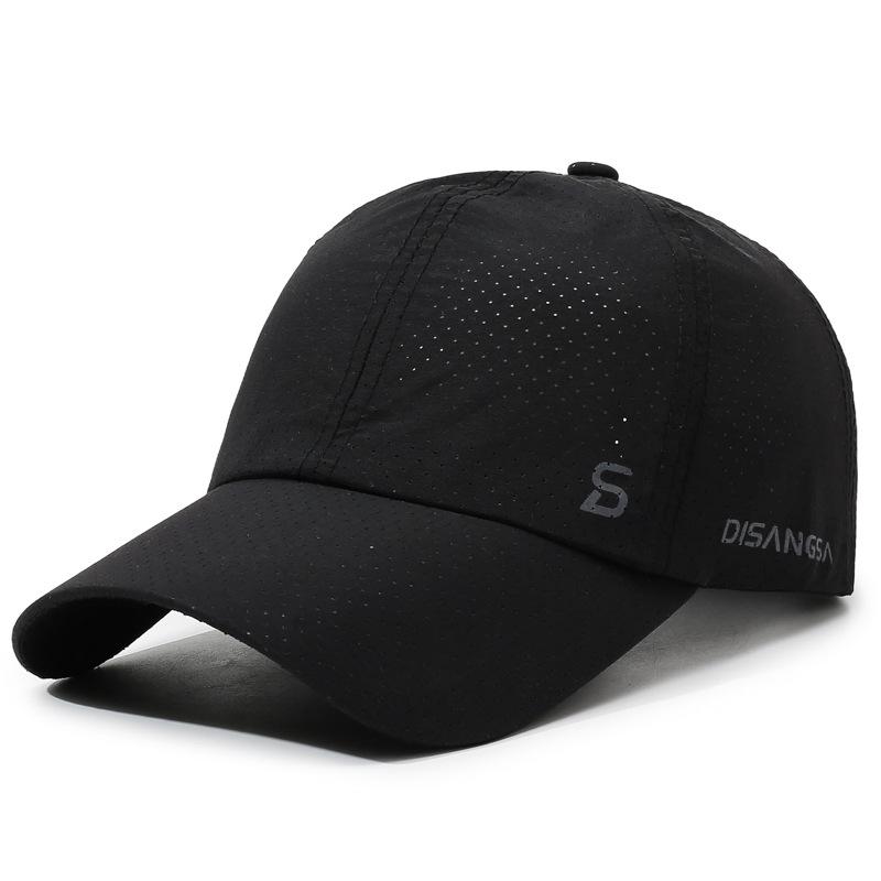 New quick-drying perforated baseball cap sunscreen breathable fashion running sports cap outdoor fishing visor hat