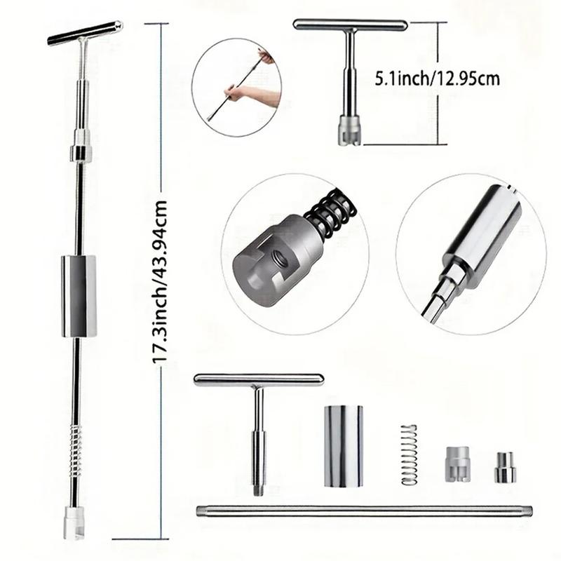 Paintless Dent Repair Kit, Car Dent Puller Kit with Slide Hammer T-Bar Removal Tools Car Body, for Hail Damage Door Ding Fridge