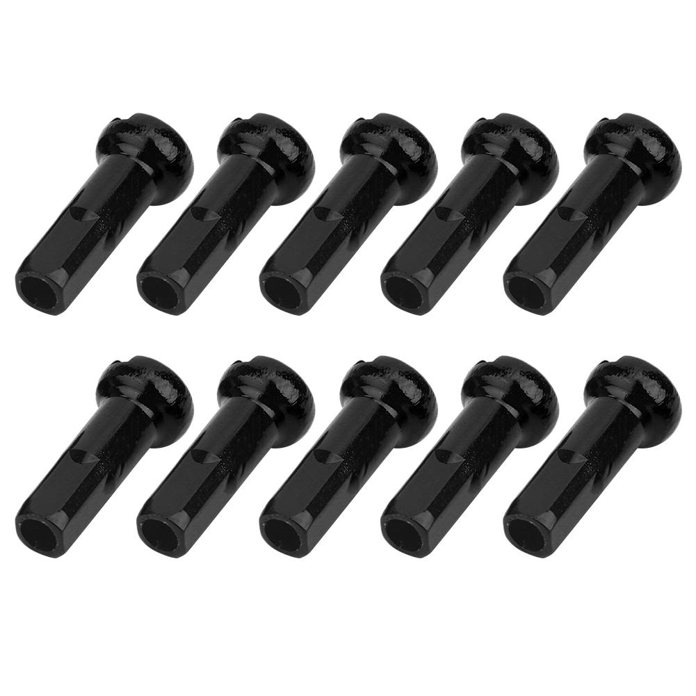 

10Pcs Mountain Bike 14G Wire 7075 Aluminium Alloy Spoke Cap Bicycle Cycling Riding Accessory Bike Spoke Cap black чёрный