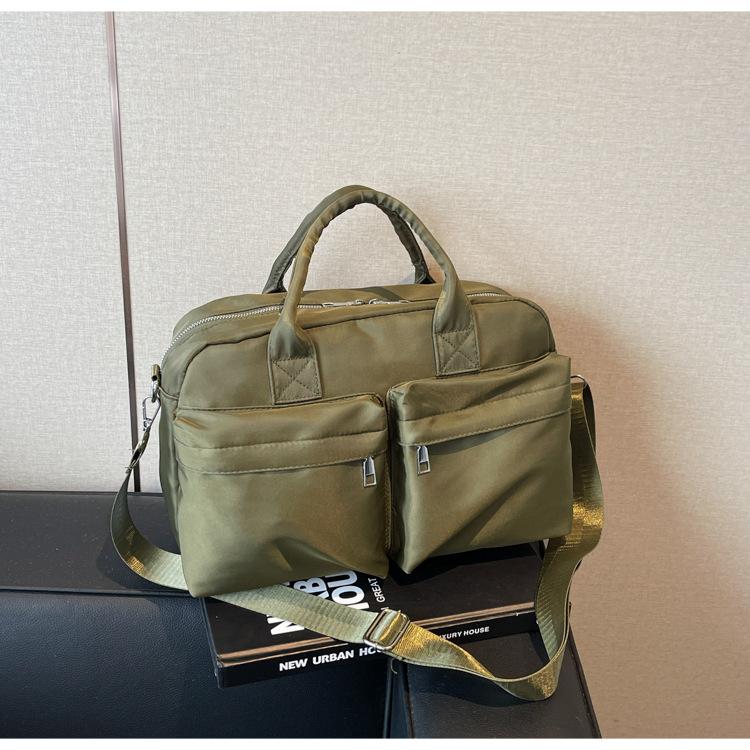 

Весенняя новая наплечная деловая дорожная сумка большой вместимости, спортивная сумка-тоут для женщин зелёный