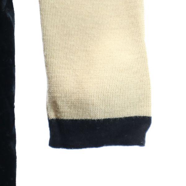 Rene wool Long sleeve Velour switching flare one piece 34 Crew neck Women Used