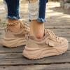 Fashion Woman Sneakers 2025 New Luxury Designer Platform Shoes Woman Breathable Mesh Trend Flat Casual Sneakers Females