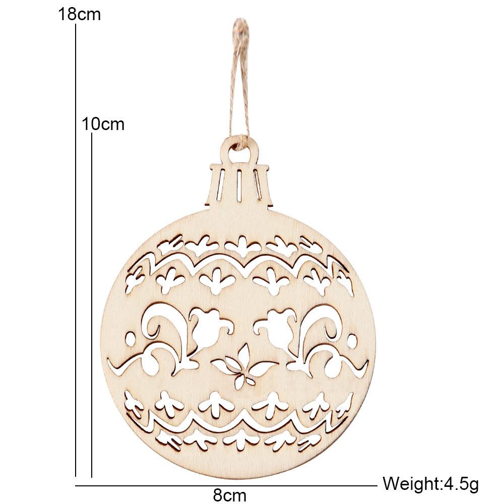 Wooden Christmas Whimsical Decorations Including Laser Cut Bells For A Joyful Celebration