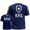 Biohazard 3D Movie Print Sport Quick-dry Breathable Men T-Shirt Outdoor Street Casual Harajuku Short Sleeve Summer Top Clothing