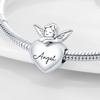 Copperangel Series Guardian Angel Cross Safety Chain Charms Beads For Women Diy Original Bracelet Necklace Jewelry Gift