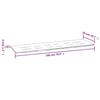 VidaXL Garden Bench Cushion Royal Blue 180x50x3 Cm Oxford Fabric 314093