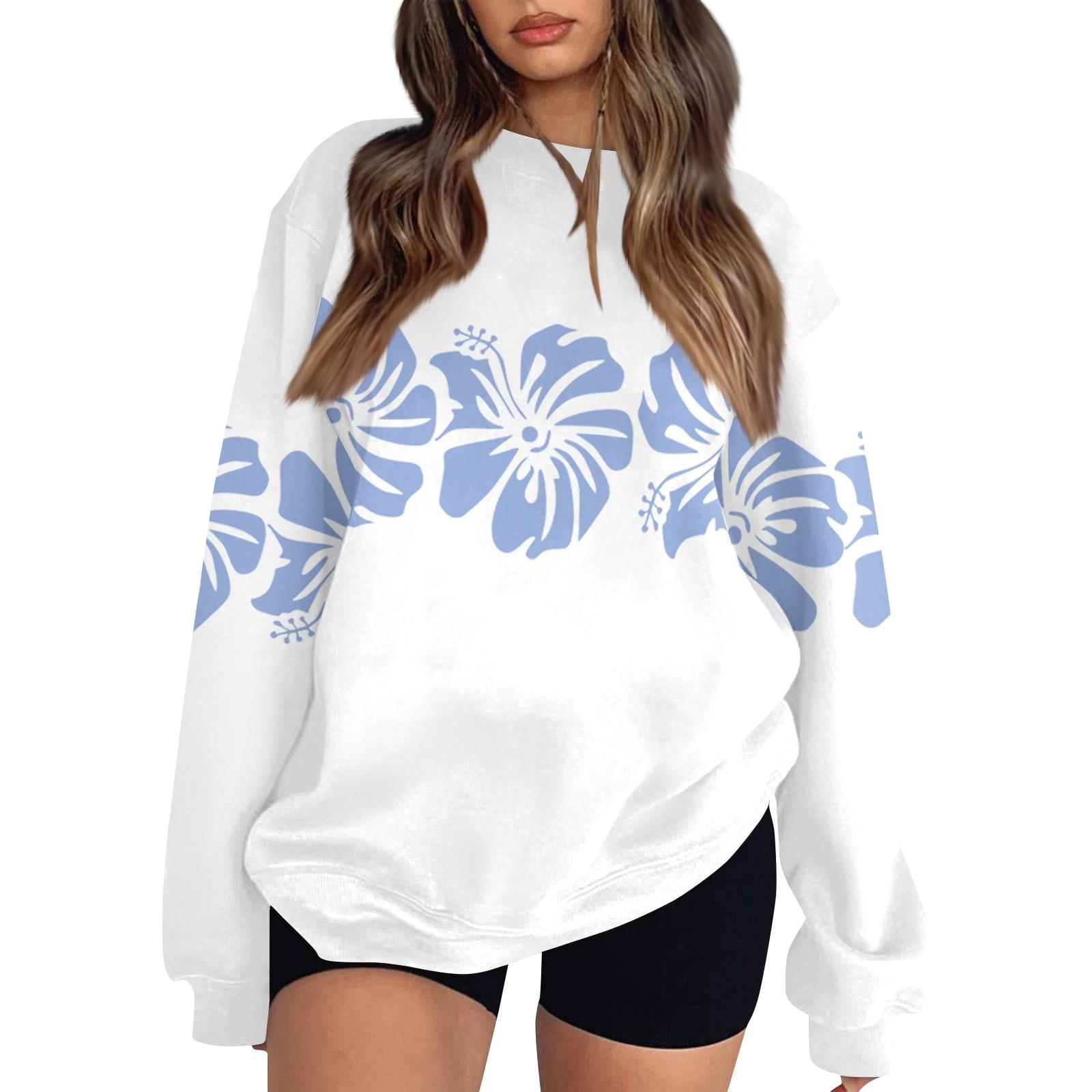 

Women s Fashion Daily Versatile Casual Crewneck Sweatshirts Long Sleeve Top Sweatshirts XXL