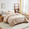 3pcs Set, Quilted Bedspread, Solid Color Ultrasonic Quilted Bedsheet, Lightweight Quilted King Queen Size Bed Cover