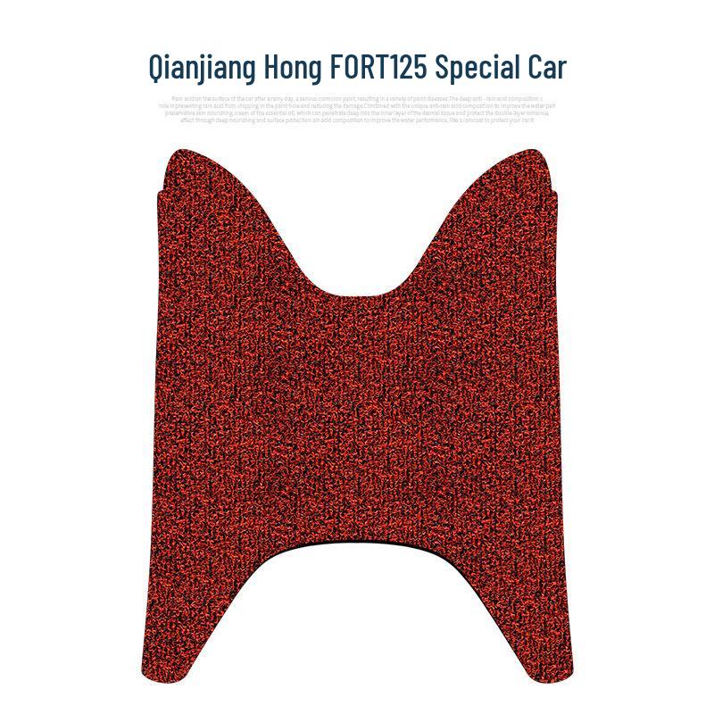 Waterproof Footrest Silk Ring Pad for Qianjiang FORT125 Hong Scooter QJ125T-6J/K