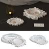 Silicone Crafting Mold With Detailed Renaissances Floral Pattern For Creating Decorative Tray Multipurpose Organizers