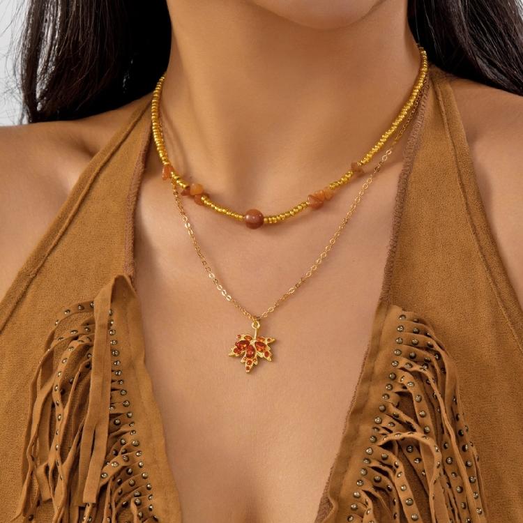 Alloy Pearls Beaded Necklace Y Shaped Pendant Clavicle Chain for Long Time Comfort and Fashion Statement