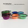 Portable Silicone Folding Pet Bowl - Retractable Outdoor Food Utensil for Dogs