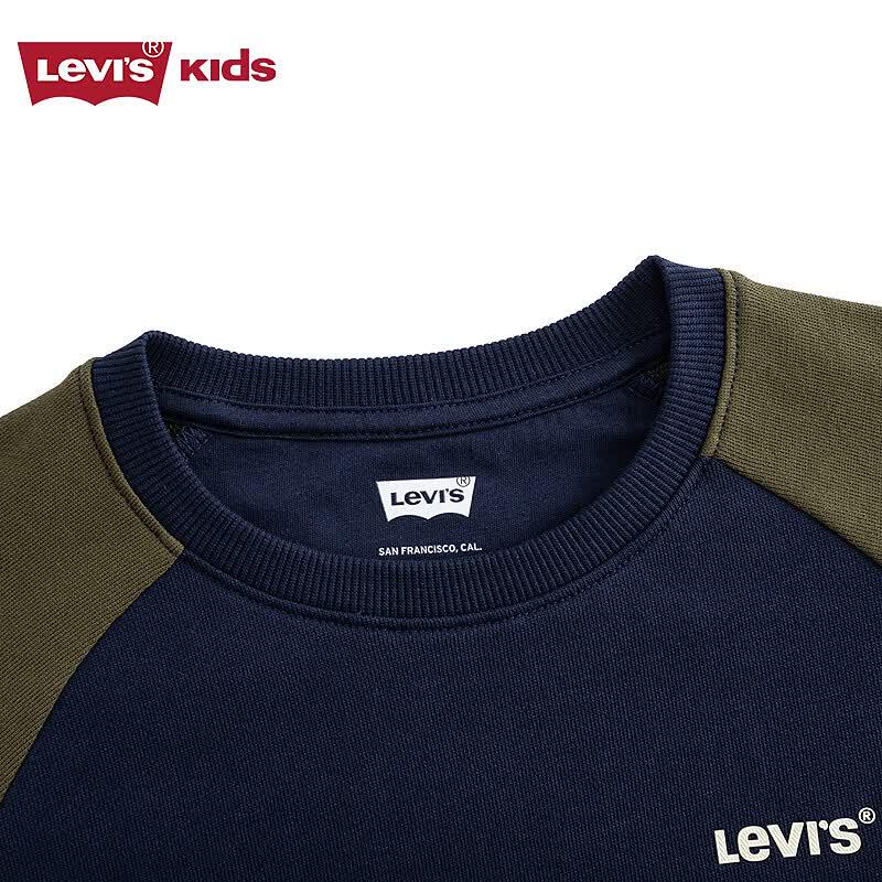 Levi's Youth Boys' Raglan Long-Sleeve Sweatshirt