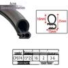 Customizable EPDM U-Shaped Rubber Sealing Strip for Electrical Cabinets and Car Doors