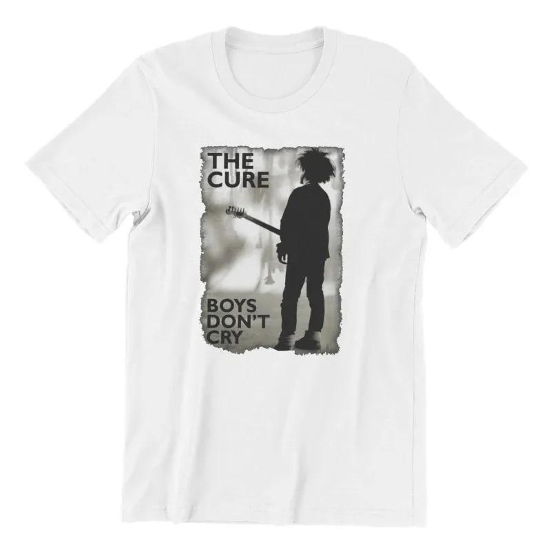 

THE CURE Rock Band Boys Don t Cry Rock T-shirt 2025 Summer Men and Women Commemorative Premium Casual Short-sleeved Shirt Trendy XL