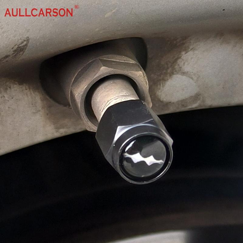 For BYD Formula Leopard 5 Titanium 3 Leopard 8 Metal Black Car Wheel Tire Air Valve Caps Stem Cover With Brand Accessories