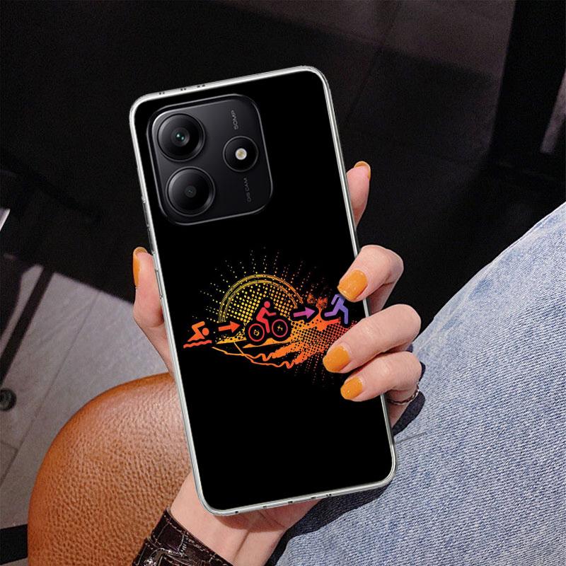 Triathlon Swim Bike Run Phnoe Case for Phnoe Case for Xiaomi Redmi Note 15 14 14S 13 Pro Plus 12 12S 11S 11E 10S 10 11T 5G Uniqu