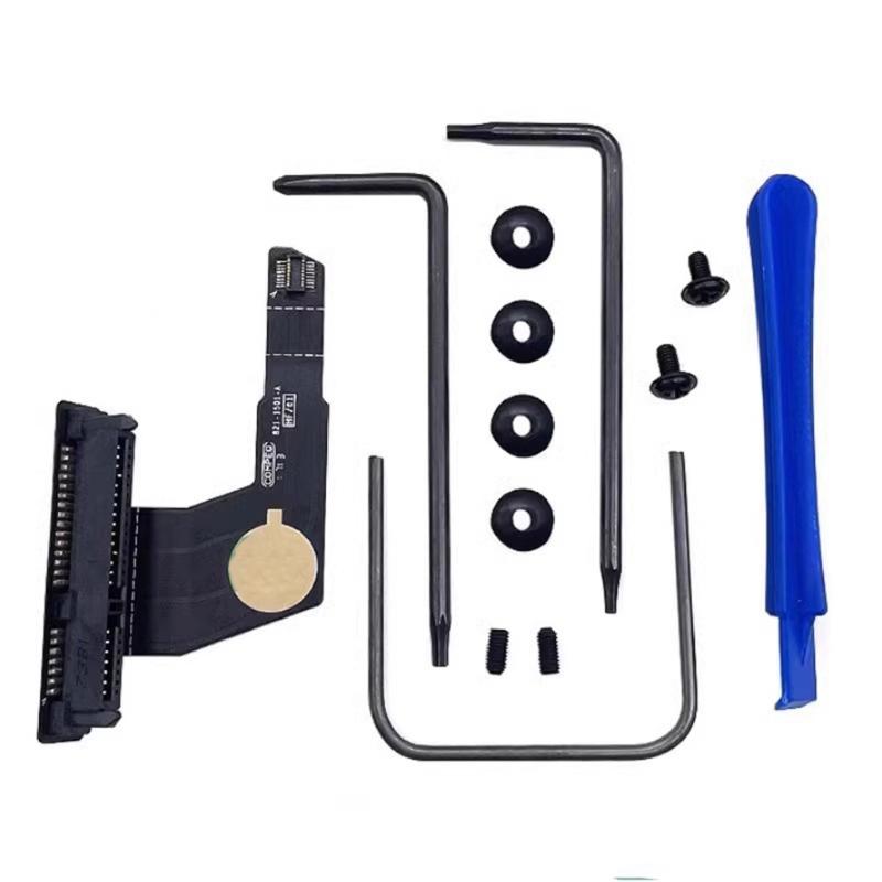 

821-1501-A Hard Drive Cable Upgrade Kit SSD Connector Flexible Cable Ribbon Repair Part Replacement for A1347 Laptop 1