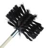 200mm Chimney Brush Rotary Dryer Vent Cleaning Brush Bristle Head  Rod For Chimney Dryer Pipe Fireplace Inner Wall Cleaning Tool