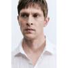 H M Linen sHirt sliM Fit wHite