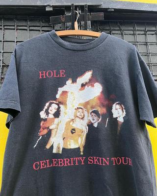 Hole 2000 Celebrity Skin Tour Black Reprint T Shirt 2 Side Unisex S-5XL Unisex T-Shirt