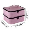 Organizer Bag Holds 30 Bottles NailPolish Storage Box Case with Handle Portable