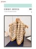 Retro light luxury circle imitation velvet herringbone pattern cotton and linen small square scarf silk scarf headscarf shawl decorative scarf scarf
