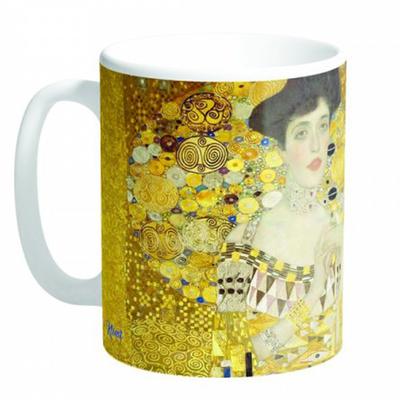 [R2980] - Kubek ceramiczny 'Gustav Klimt' (Adela) - 9. 5x8cm