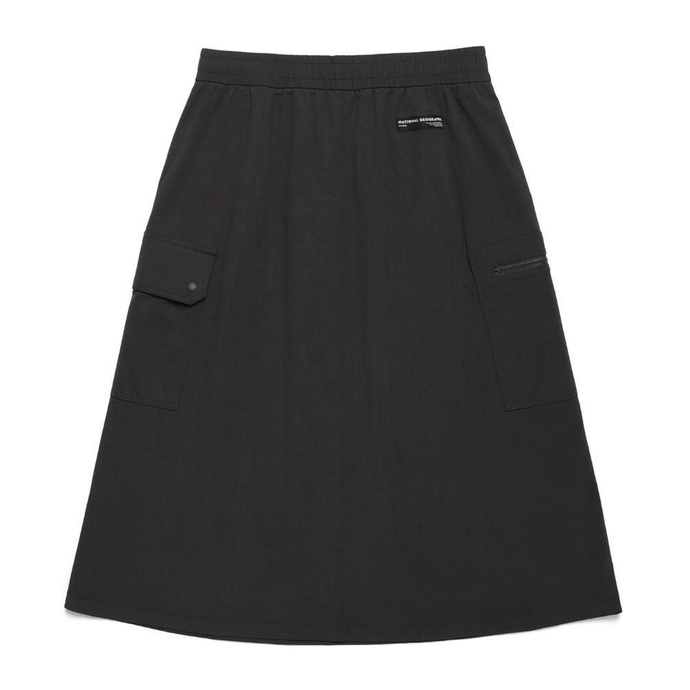 NATIONALGEOGRAPHIC N242Wsk970 Women'S Frozen Air Cargo Long Skirt Charcoal