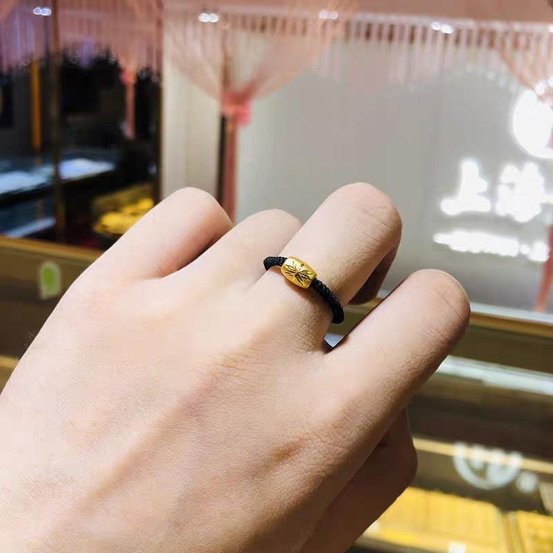 Accessory ring, oath ring, natal red simple couple gift