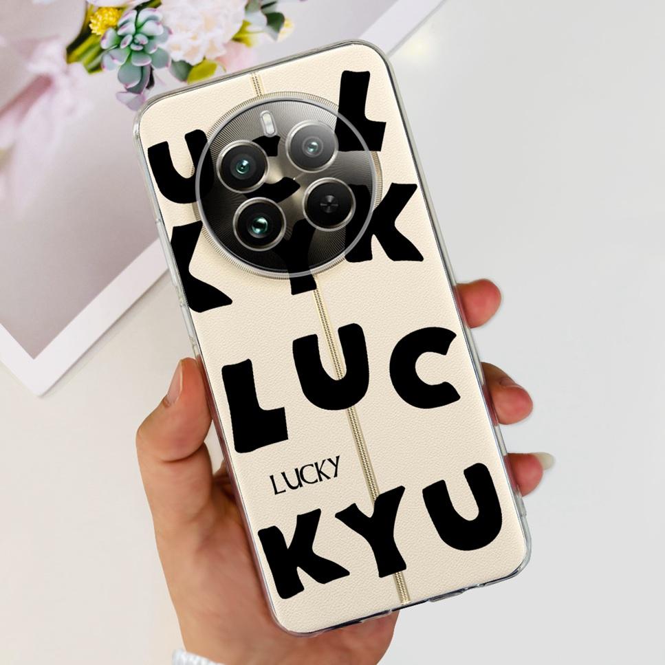 Case For Realme 12 Pro 6.7" Fashion Cute Cartoon Cat Soft Silicone TPU Cover For Oppo Realme12 Pro 12Pro Plus Bumper Phone Case