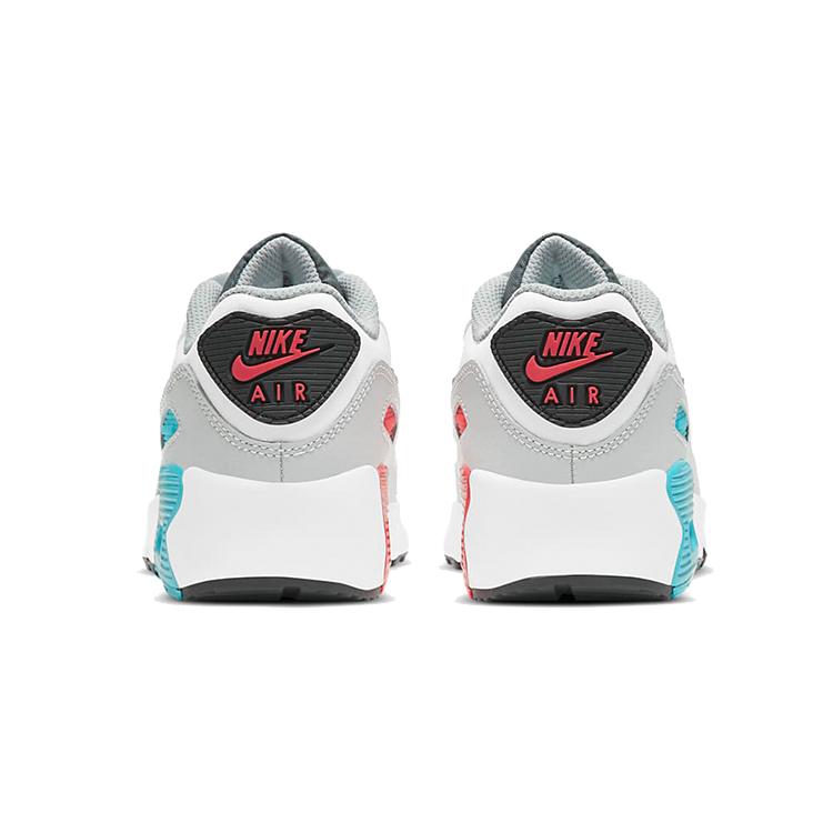 Nike Zapatillas Lifestyle Clásicas Air Max 90 para Niños Blancas Azules Rojas Niños de 3 a 7 Años CD6867-108